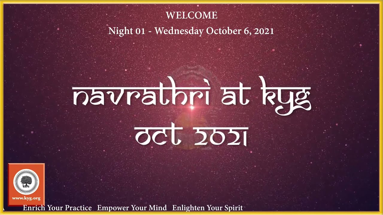 KYG Navrathri 2021 - Night 1