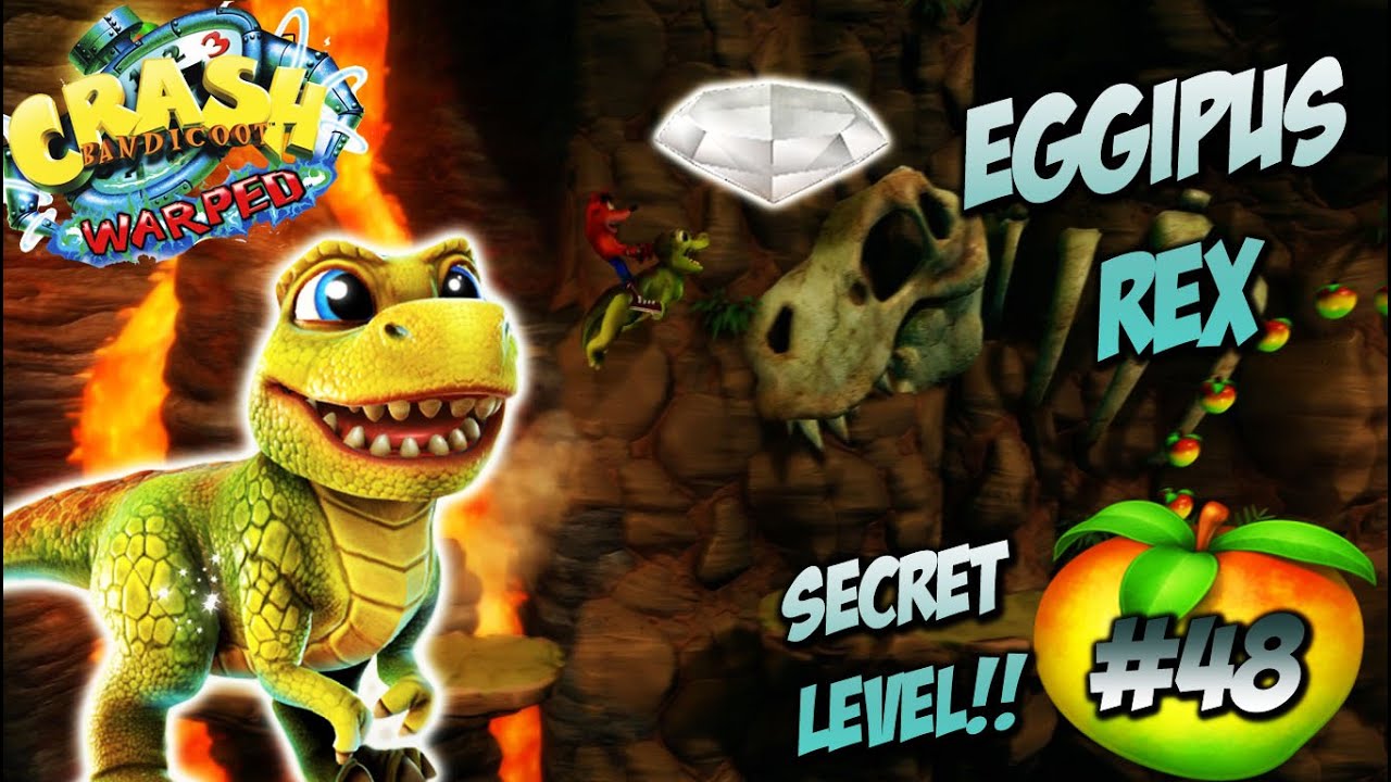 EGGIPUS REX 2° LIVELLO NASCOSTO - CRASH BANDICOOT 3 - WARPED - EP. 48 - GAMEPLAY ITA - GUIDA 105%