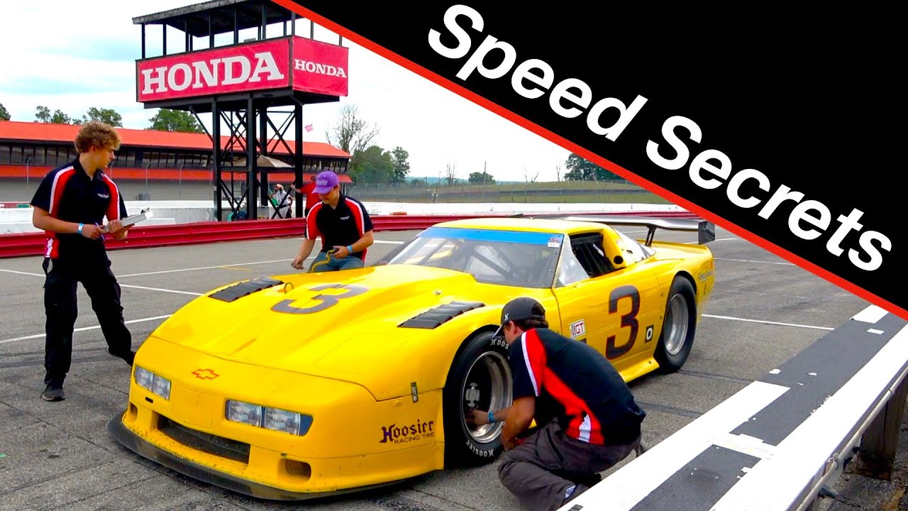 Racing driver's car speed secrets