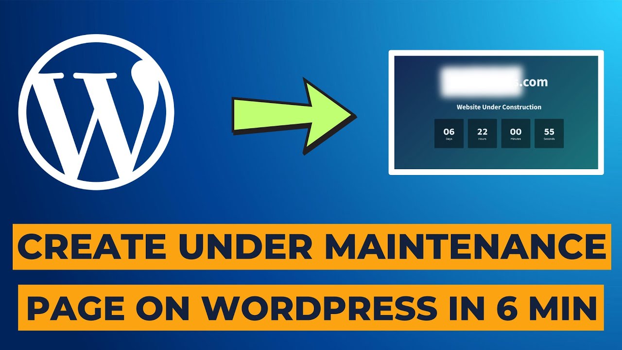 Create Website Under Maintenance Page on WordPress Website (2026) | ThatsSooEasy