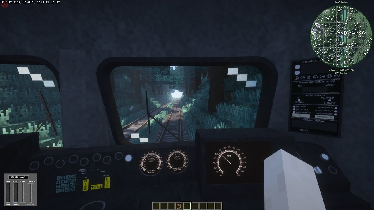 Life of a train driver in Minecraft - Lakevile to Seabay