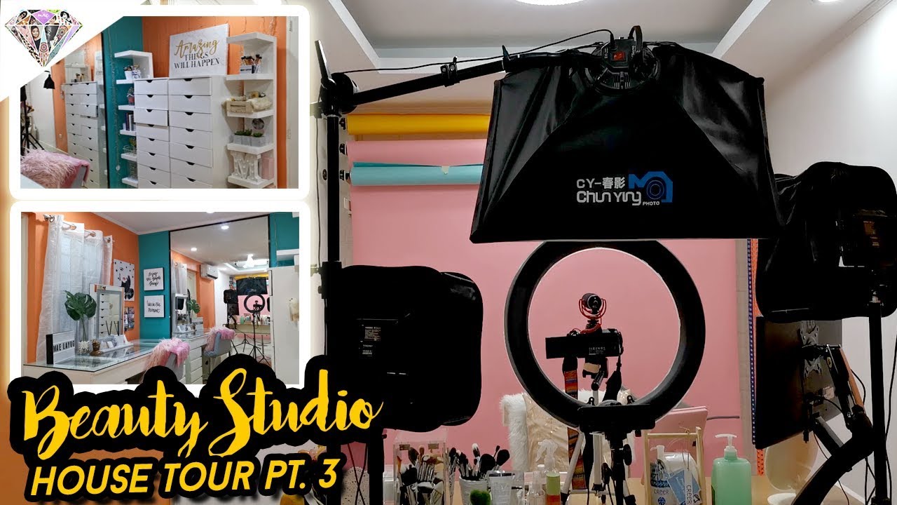BEAUTY STUDIO TOUR | MY FILMING SETUP | HOUSE TOUR PART 3