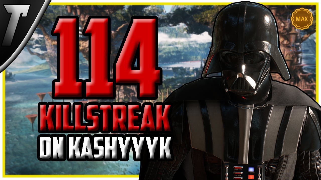 Star Wars Battlefront 2 Darth Vader 114 Killstreak (Kashyyyk)