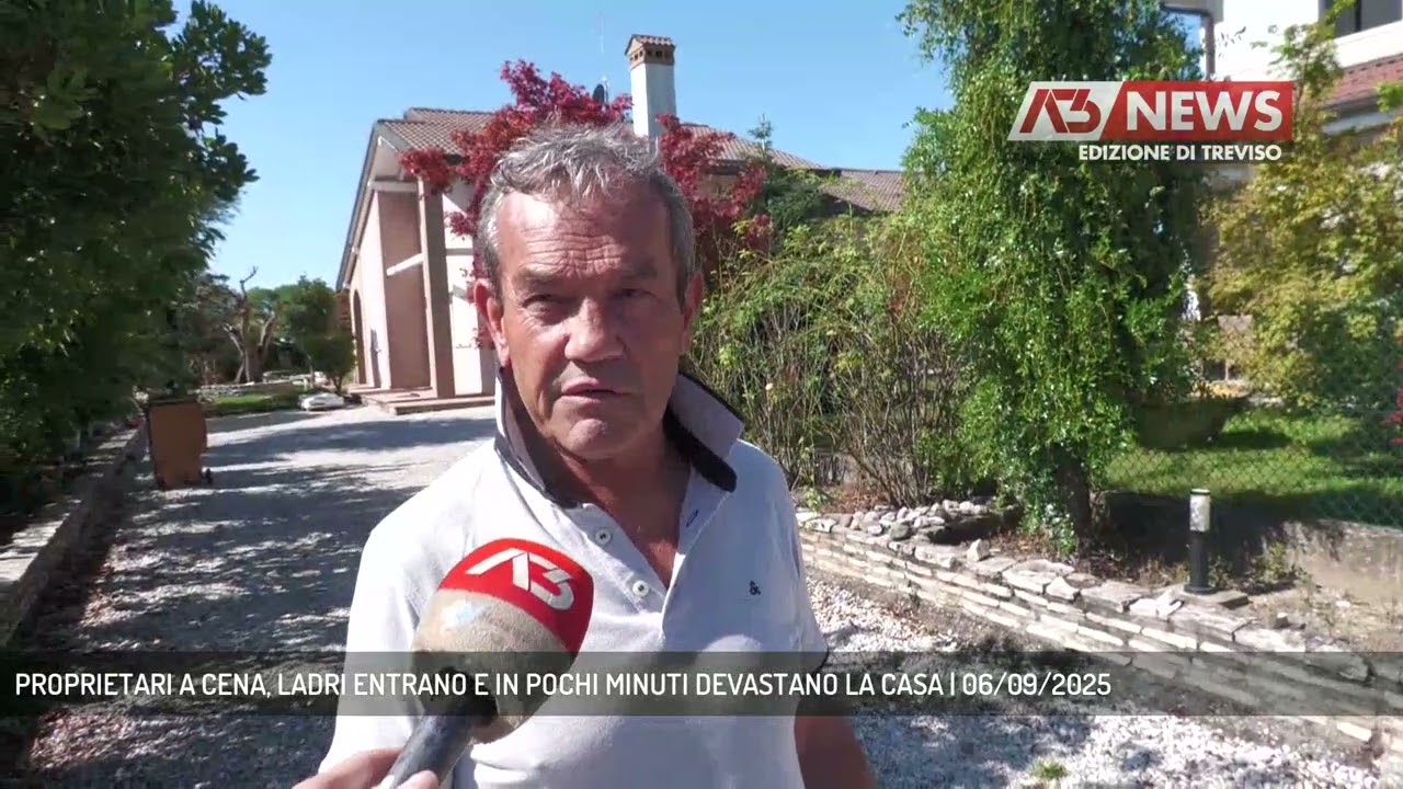 PROPRIETARI A CENA, LADRI ENTRANO E IN POCHI MINUTI DEVASTANO LA CASA | 06/09/2025