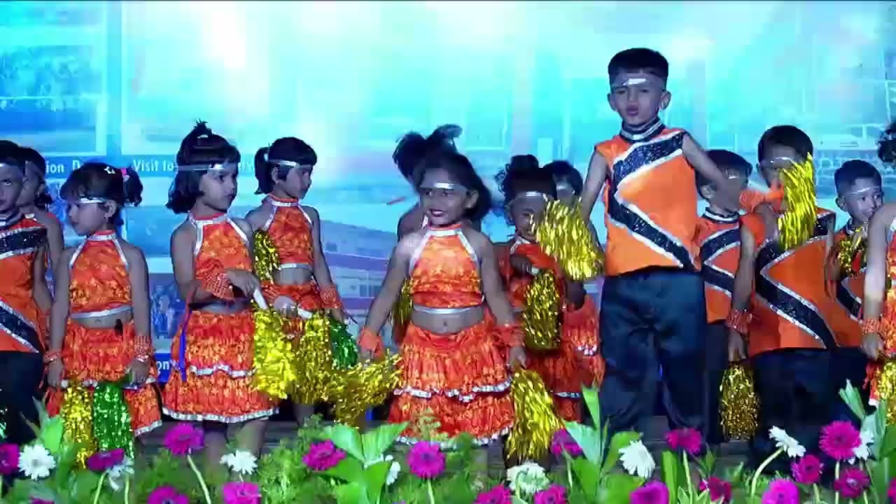 Annual Day 2024-25, Fusion Dance by LKG Students