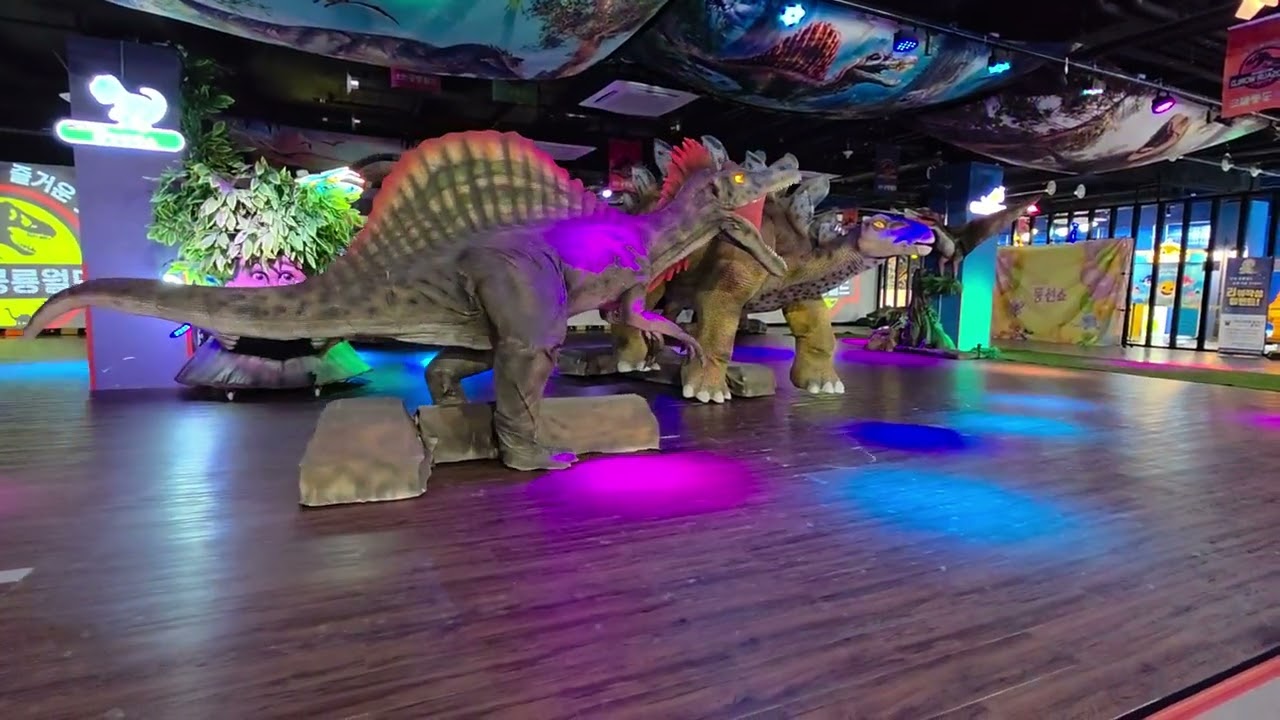 인천송도 공룡월드 공룡 퍼레이드🦖🦕🦖👍