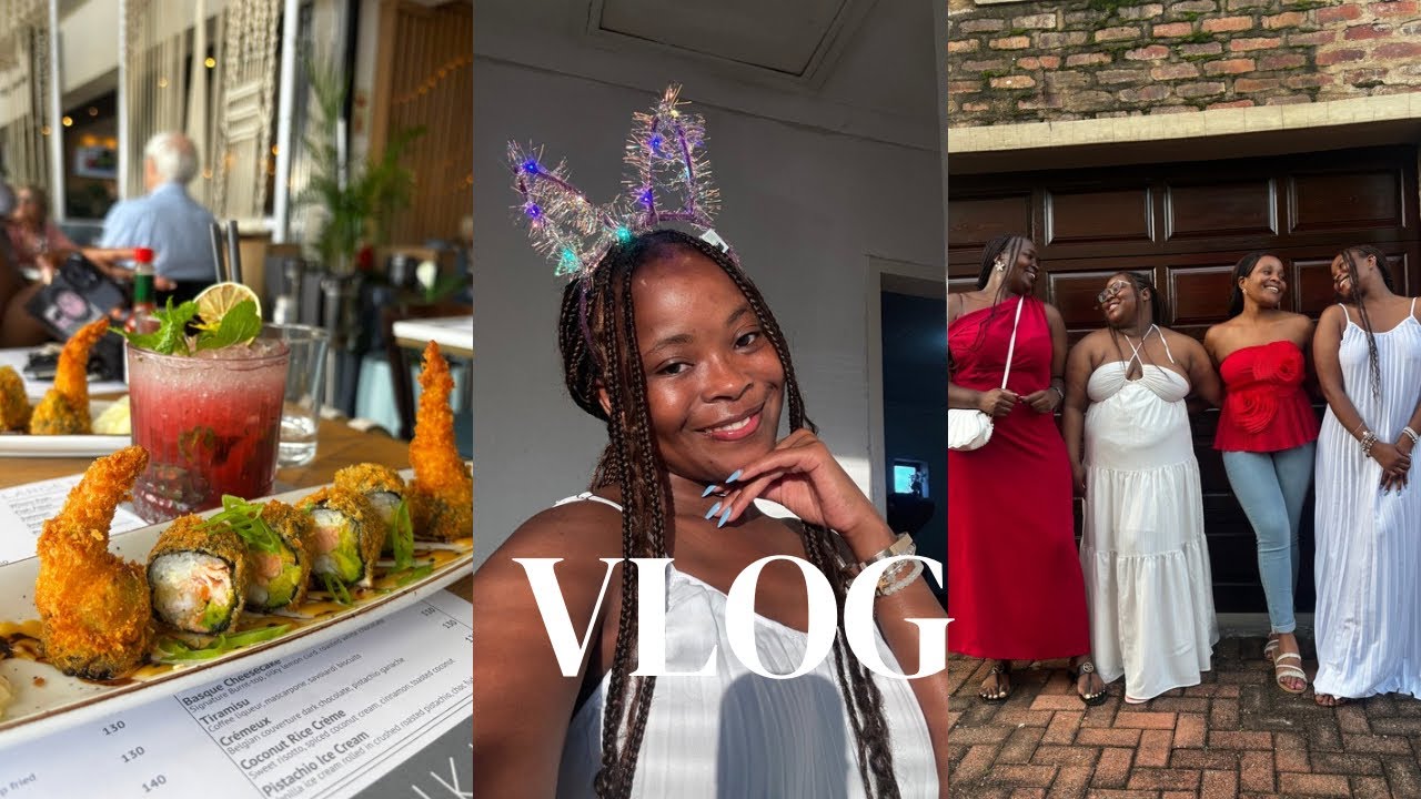 Vlog | Christmas church service • lunch • monte casino | farewell get-together lunch
