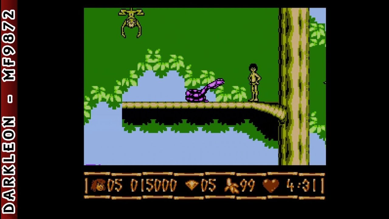 NES - Disney's The Jungle Book &copy; 1994 Virgin Interactive - Gameplay