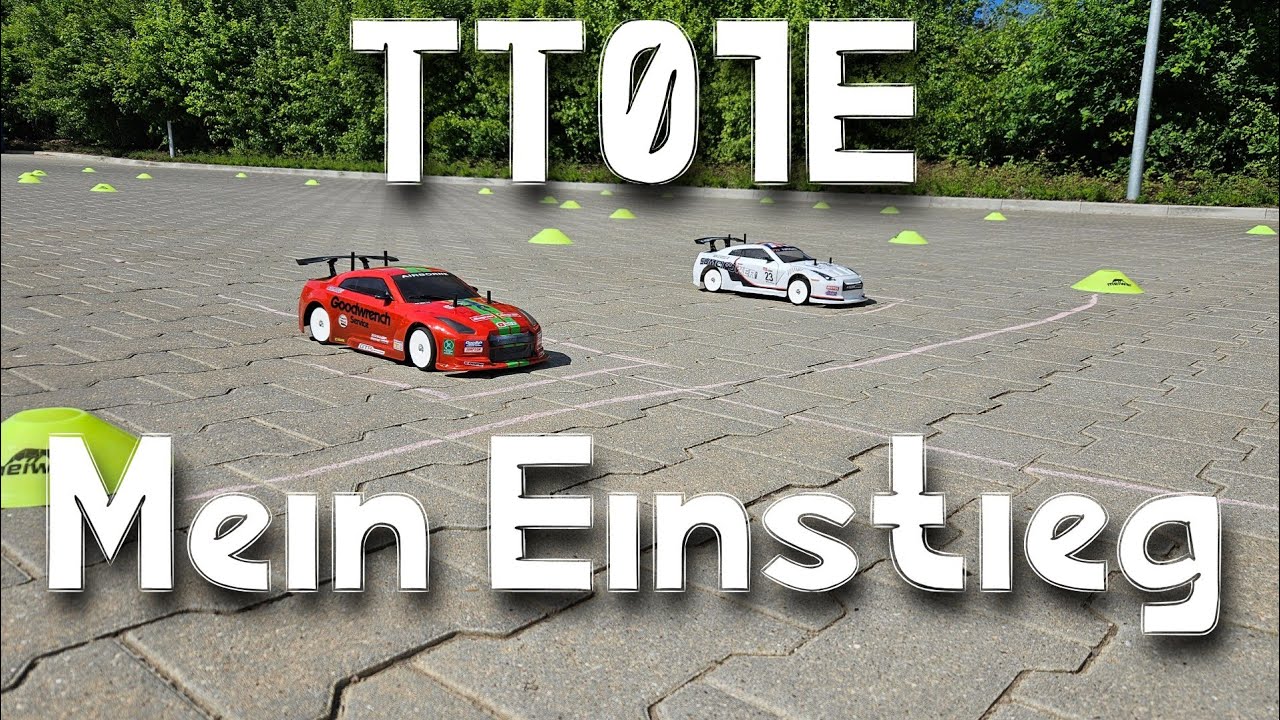 Tamiya TT01E - Mein Einstieg - Ausstattung - Parkplatzrennen - RC-Glashaus Strecke