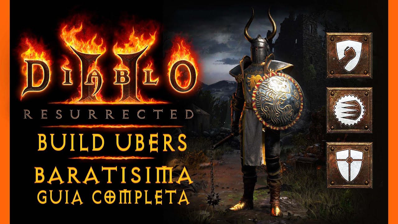 🛡️ BUILD para UBERs MUY BARATA - Paladín de GOLPE DE ESCUDO [DIABLO 2 RESURRECTED en ESPAÑOL]