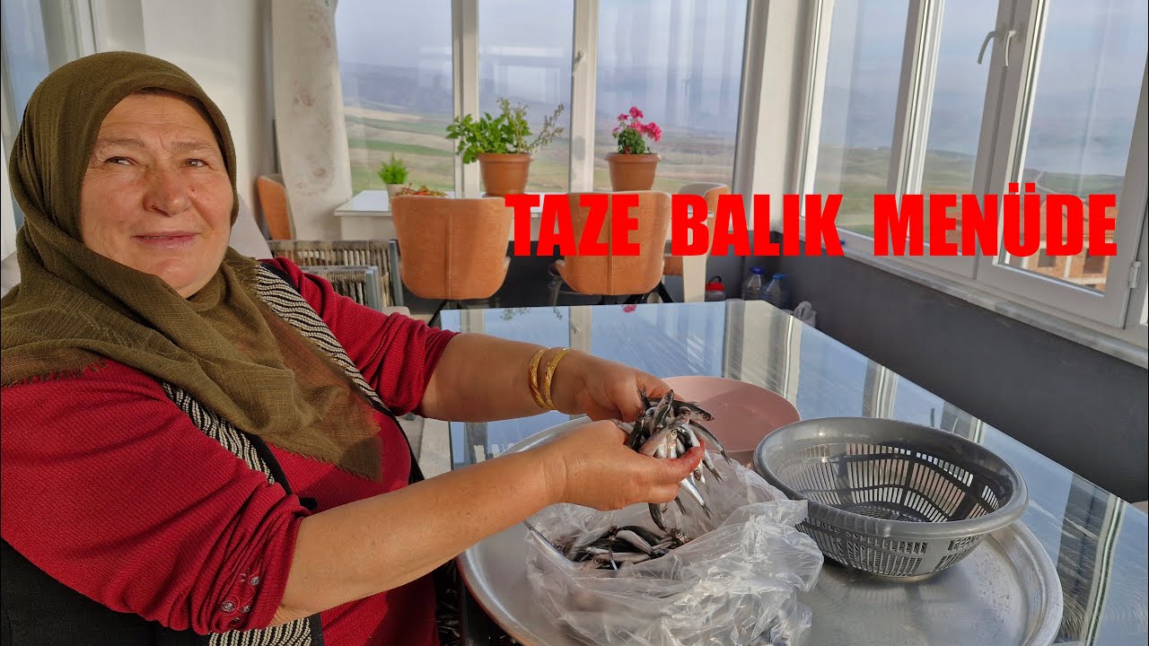 ÖĞLE VE AKŞAM MENÜMÜZDE HAMSİ TAVA MİNİ ALIŞVERİŞİMİZ TAZE HAMSİ