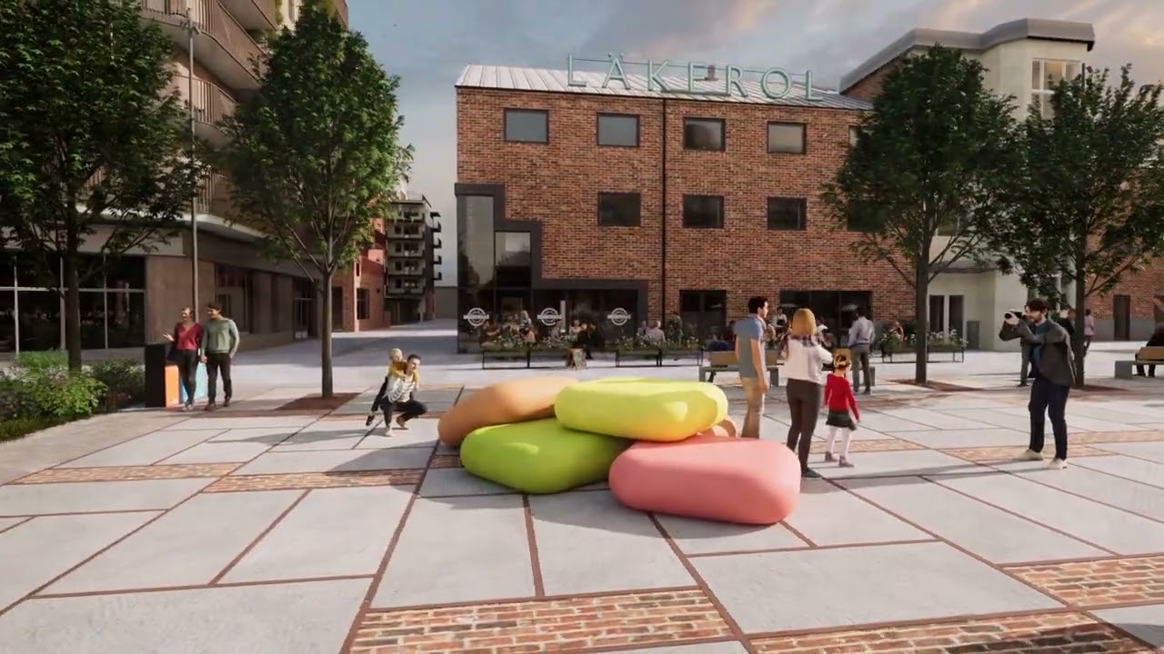 Visualisering Godisfabriken