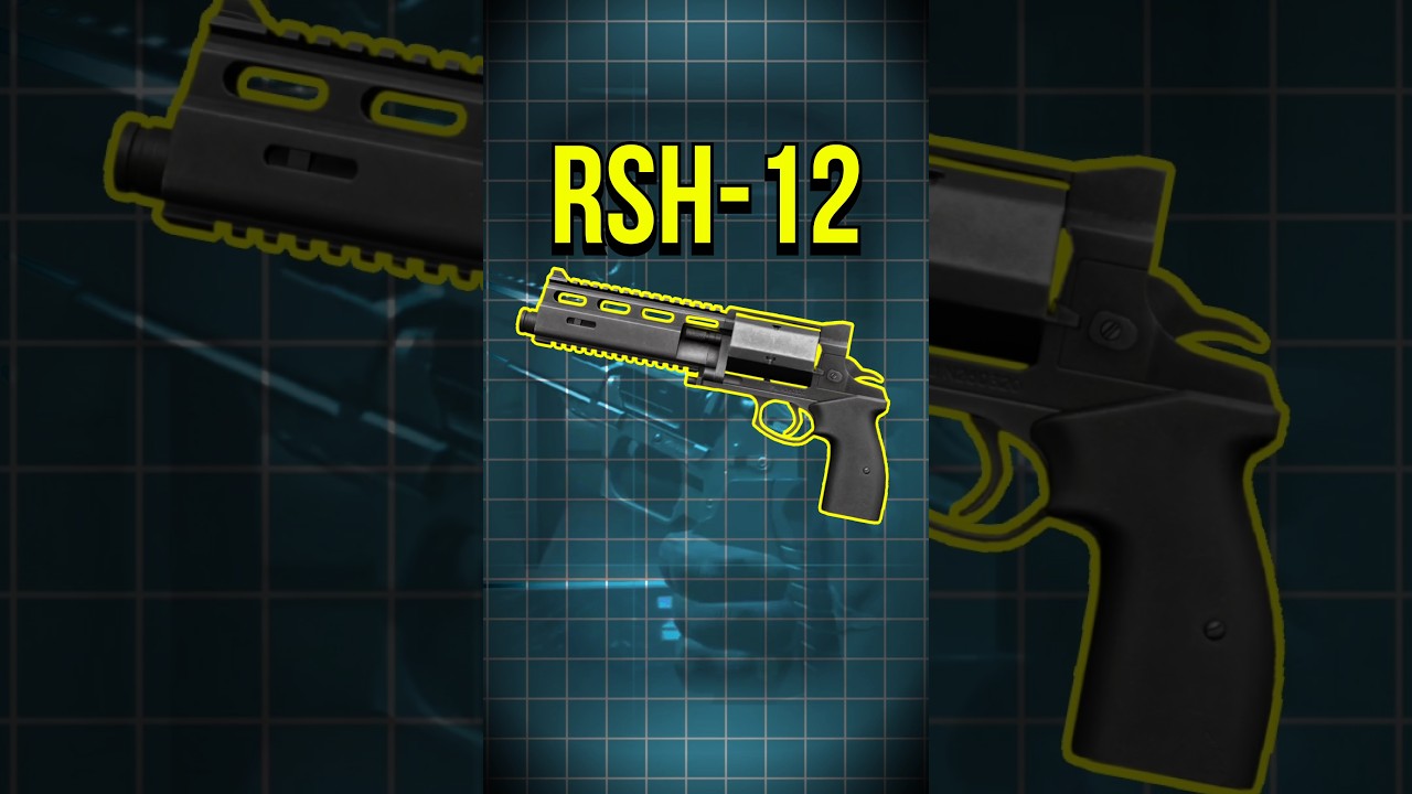 This revolver is literally a assault rifle | #shorts