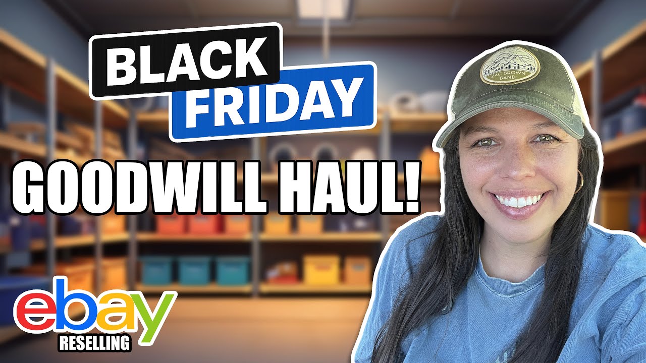 Black Friday Goodwill Haul! New reseller shopping for the flip!