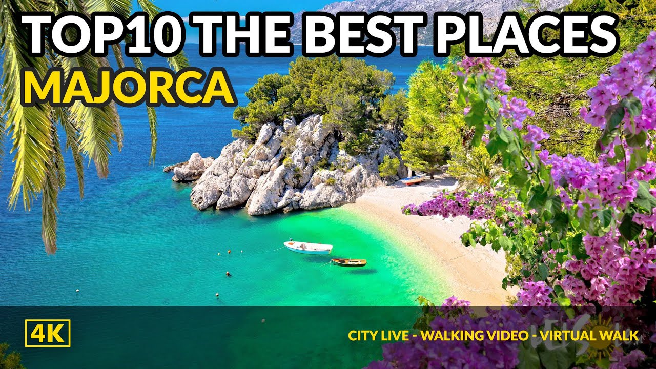 Топ10 лучших мест и пляжей Майорки - Areal Drone 4K Majorca
