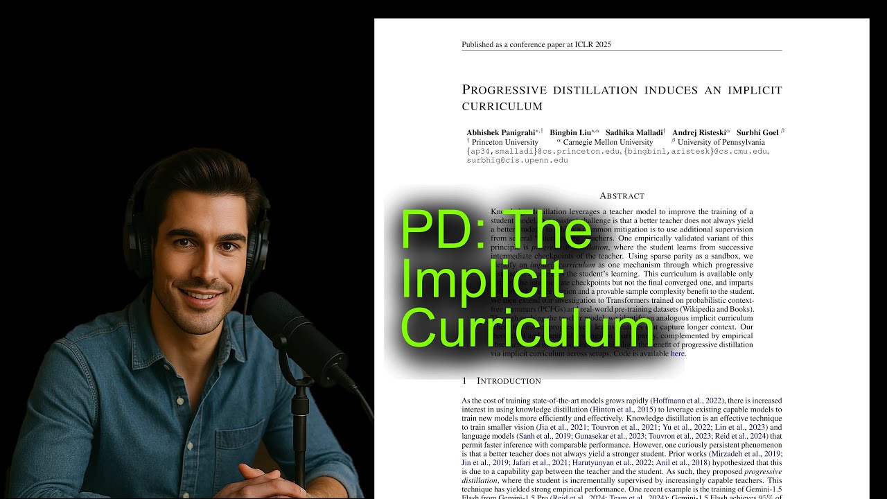 PD: The Implicit Curriculum