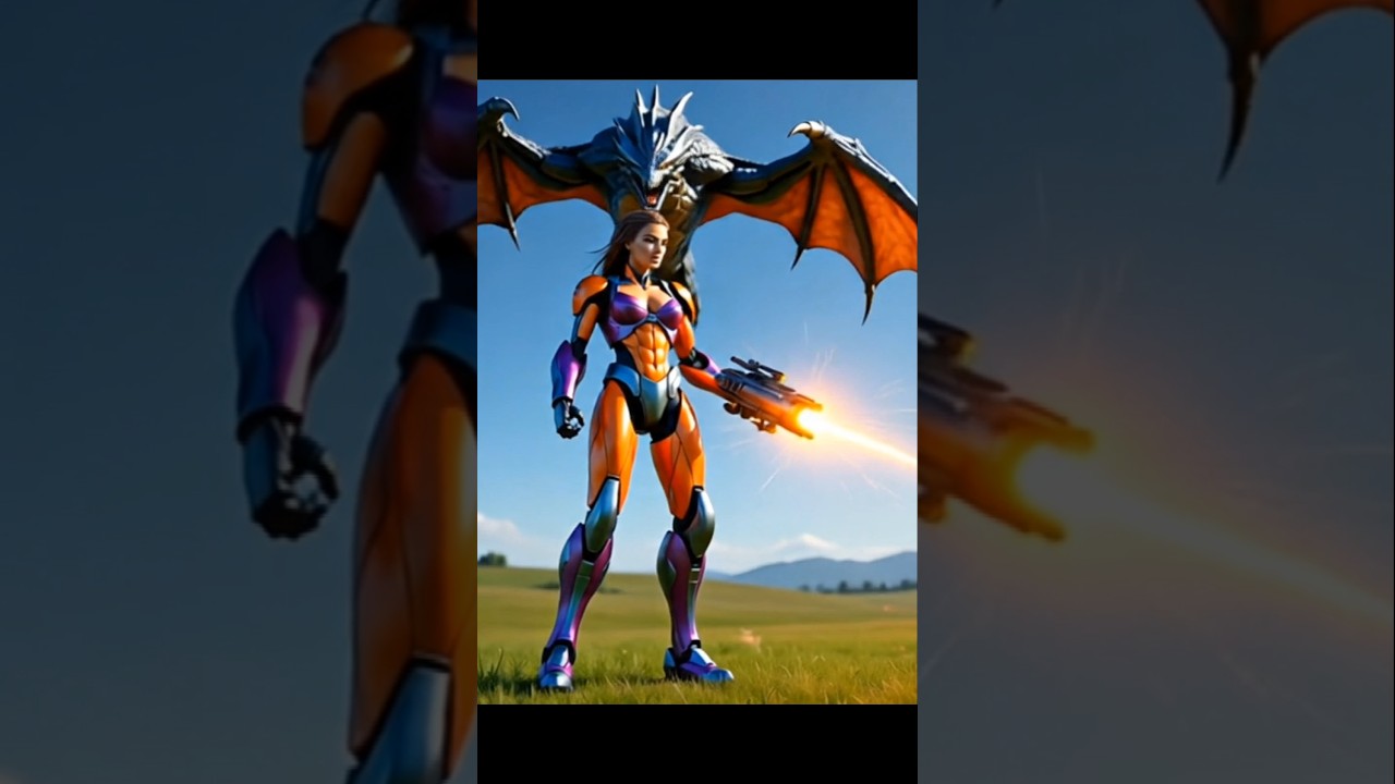 ⚡Robot vs Dragon🔥