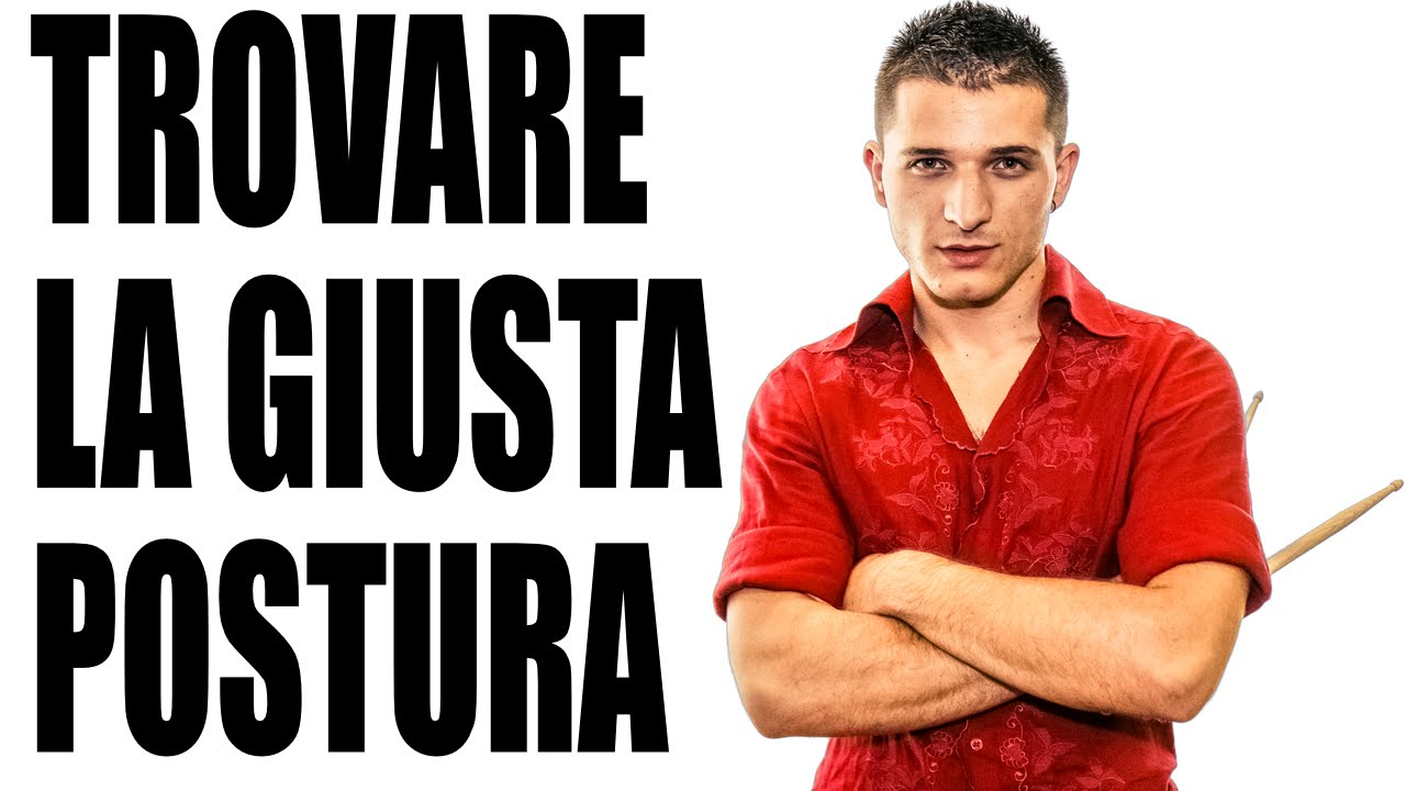 Trovare la giusta postura e le altezze alla batteria