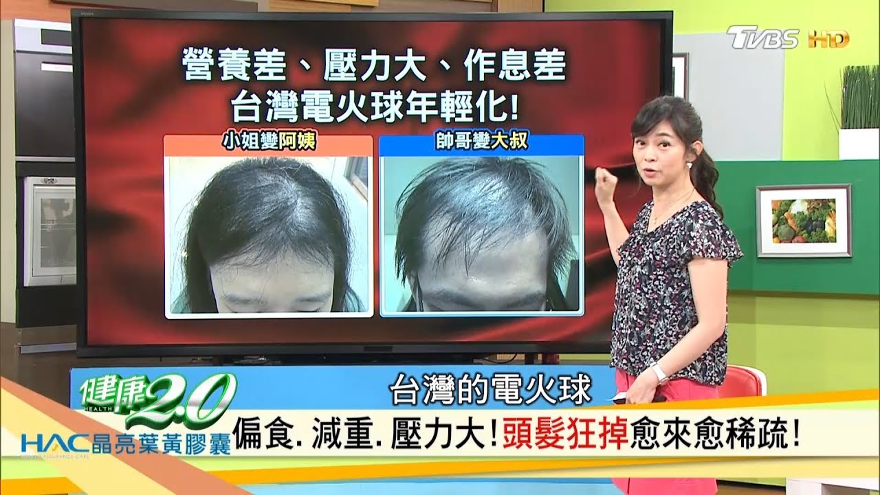減重、壓力大，掉髮位置看身體健康！增髮營養素這樣吃 健康2.0(完整版)