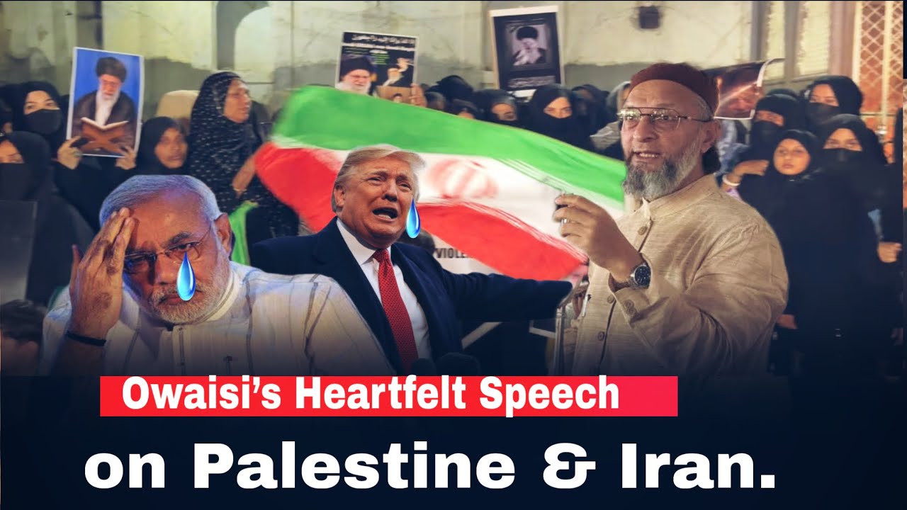 Owaisi’s Heartfelt Speech on Palestine & Iran.. | BT NEWS