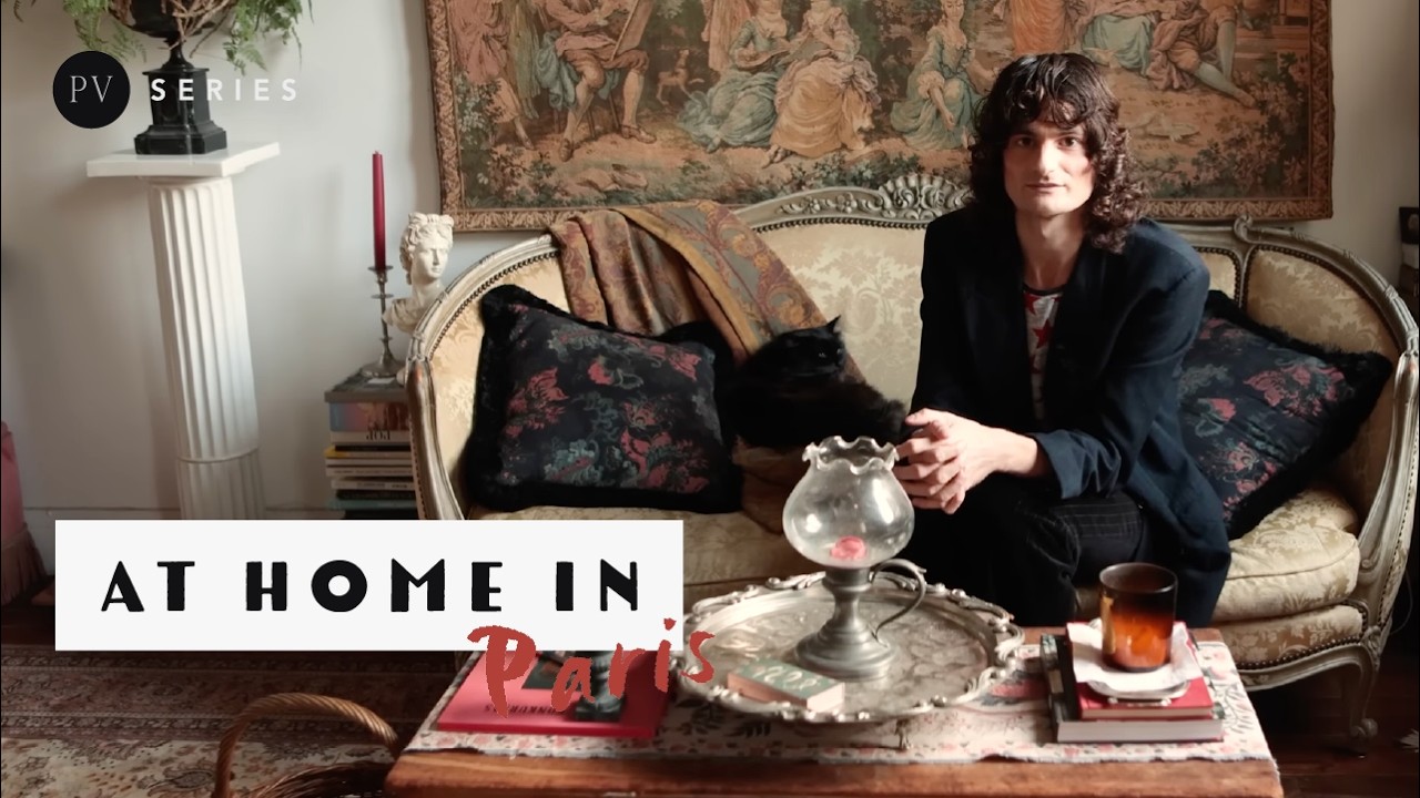 At Home in Paris: Period Inspired Studio Apartment of a Modern Couple 4K
