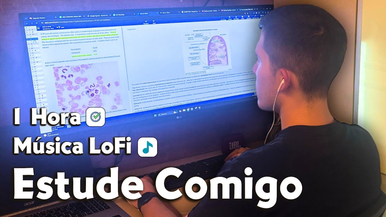 ESTUDE COMIGO! | 1 HORA DE UWORLD COM LoFi!
