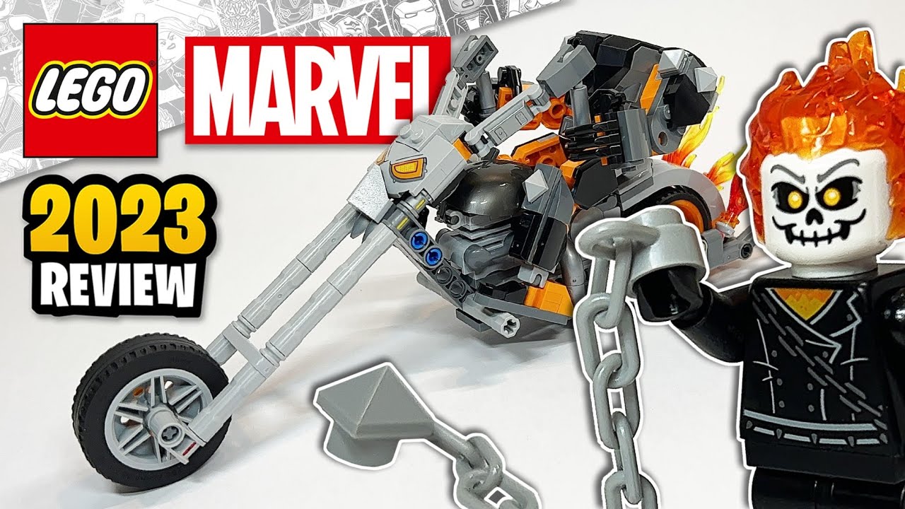 LEGO Marvel Призрачный гонщик: робот и мотоцикл (76245) &mdash; обзор раннего набора 2023 года