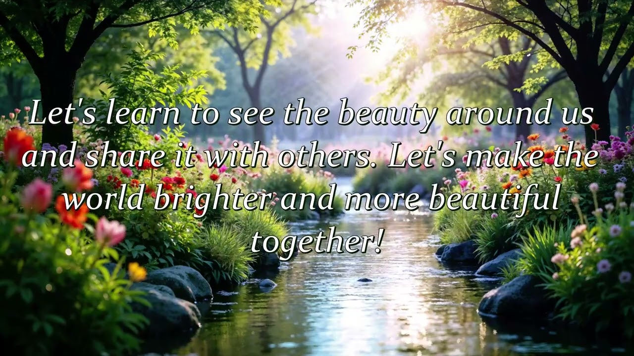 See the beauty. Doesn't she make the world brighter?