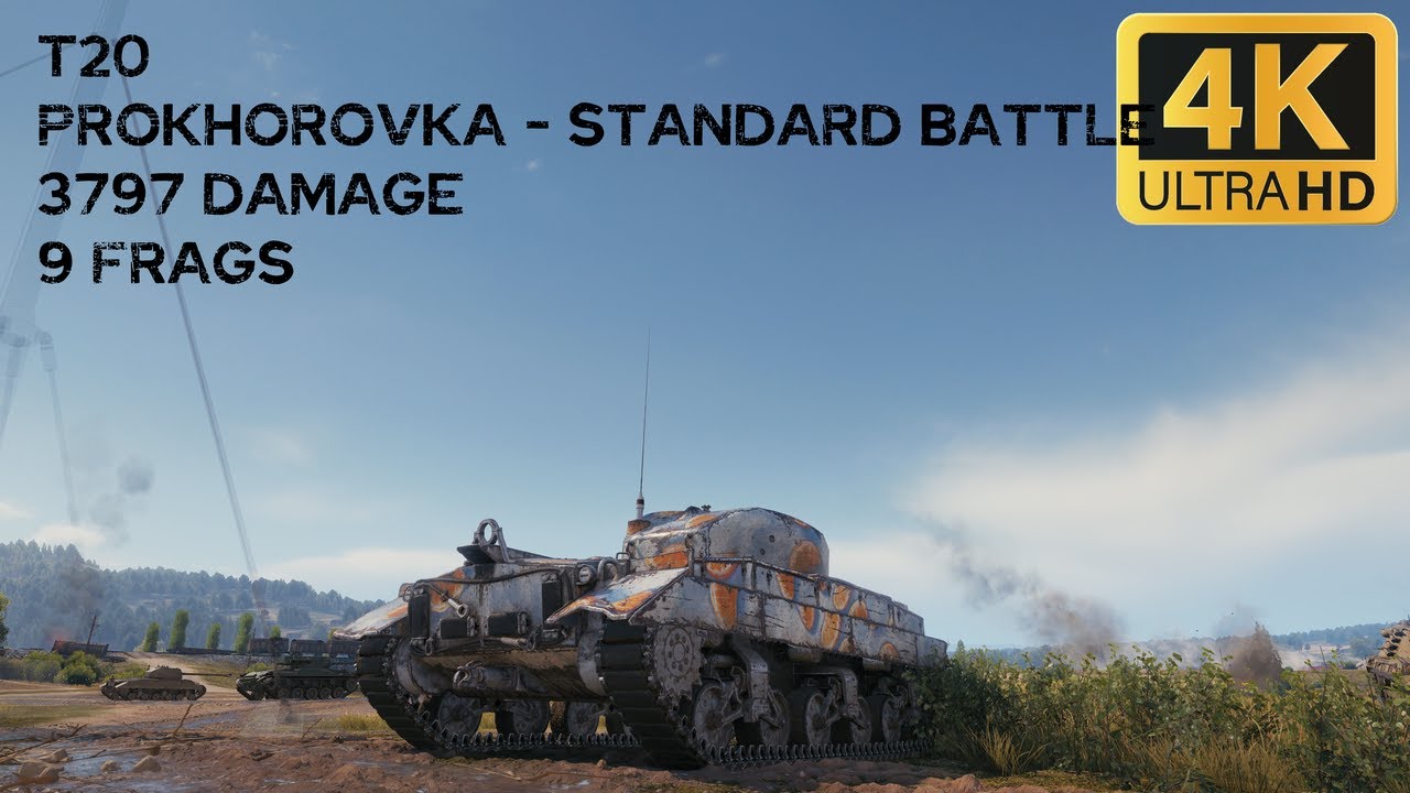 T20 3,8k damage 9 frags on Prokhorovka - World of Tanks