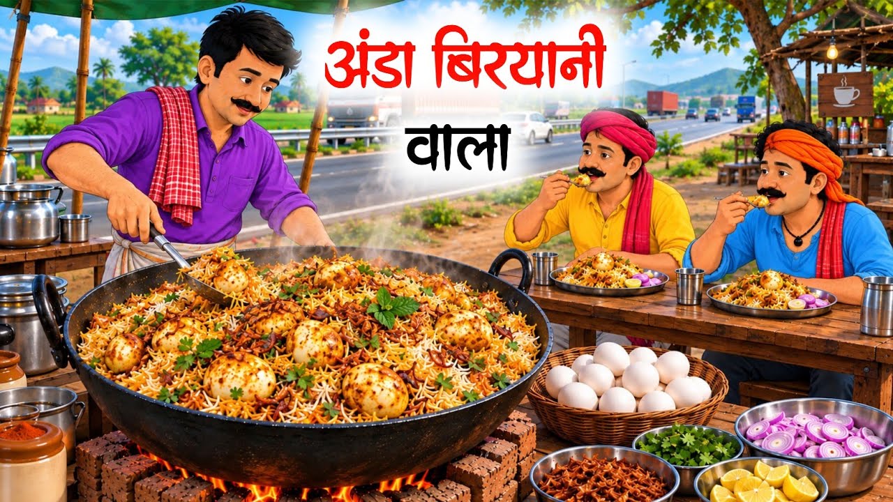 10 रुपये की हाइवे अंडा बिरियानी | Highway egg biryani | hindi kahani | hindi moral stories|kahaniyan