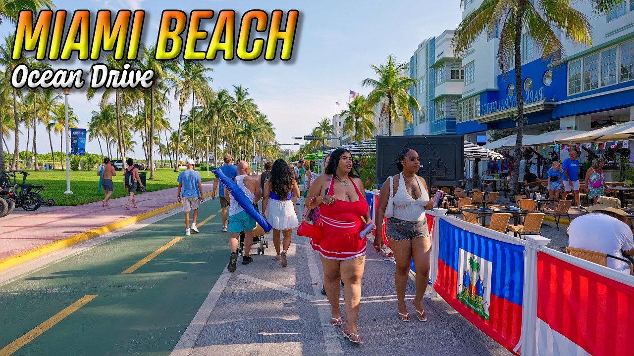 Ocean Drive Miami Beach Walkthrough | Iconic South Beach Experience