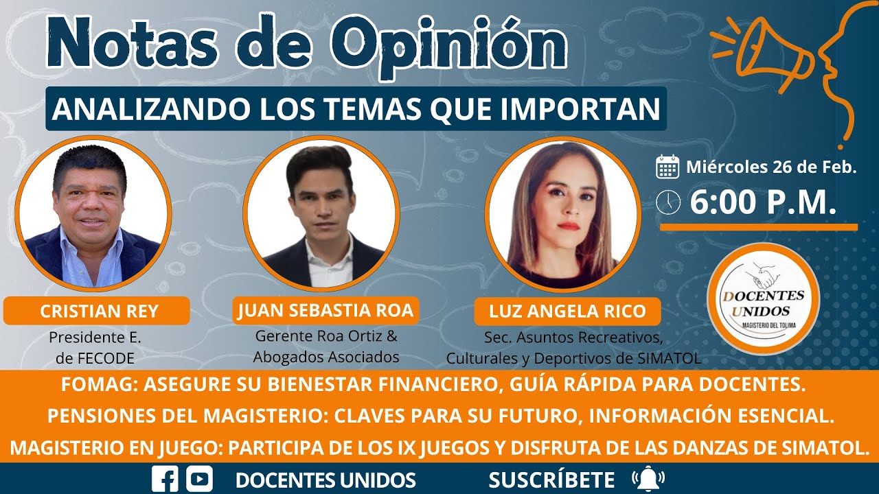 Notas de Opini&oacute;n, Mi&eacute;rcoles 26 de Febrero de 2025