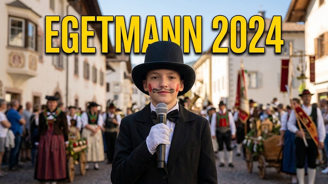 🥳 Kinder-Egetmannumzug 2024 | La sfilata dell'Egetmann per bambini 2024 | Egetmann Parade 2024