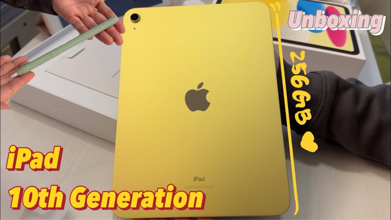  iPad (10th generation) 256GB UNBOXING 💛🧡| MIRA