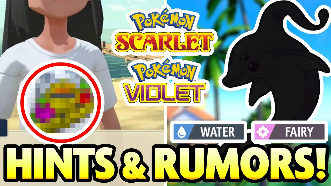 GEN9 CODENAME REVEAL, Hints, Pokedex Rumors and More for Pokemon Scarlet and Violet!
