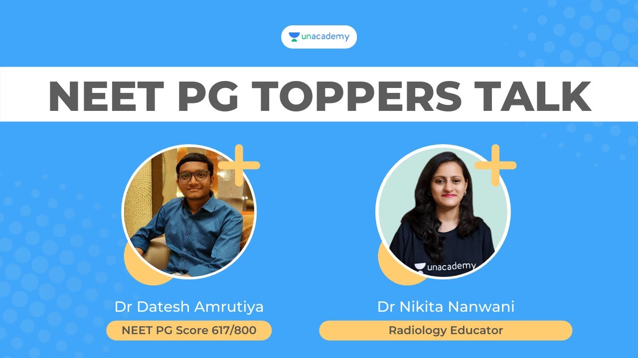 NEET PG 2021 Topper Interview: Dr Datesh Amrutiya Score 617/800 with Dr Nikita Nanwani