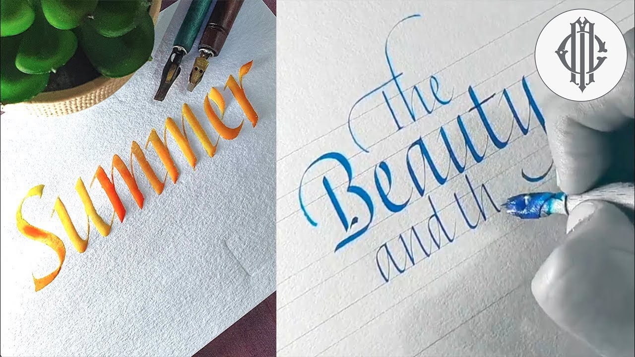 AMAZING MODERN ITALIC HAND CALLIGRAPHY COMPILATION SACHINSPIRATION