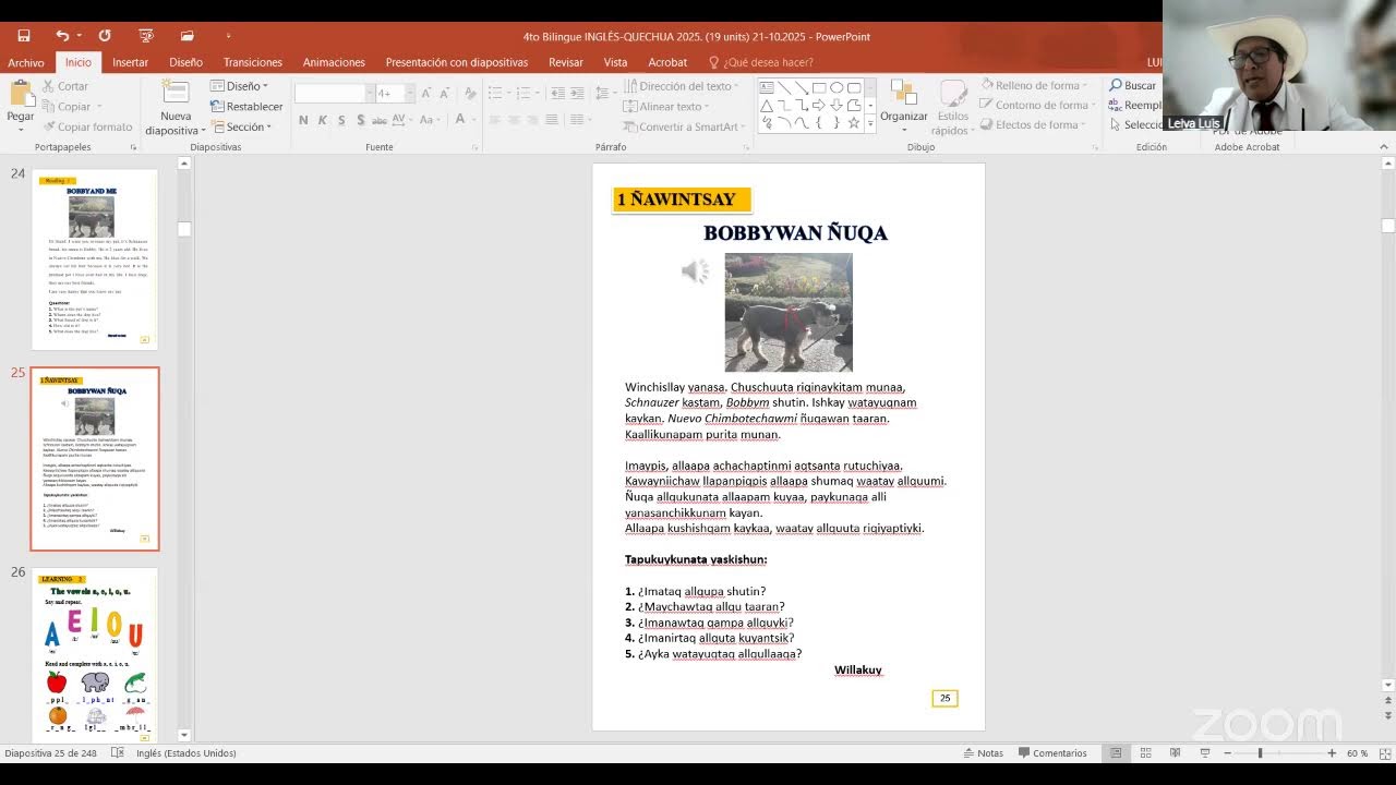 IA y la lengua Quechua en Chimbote.