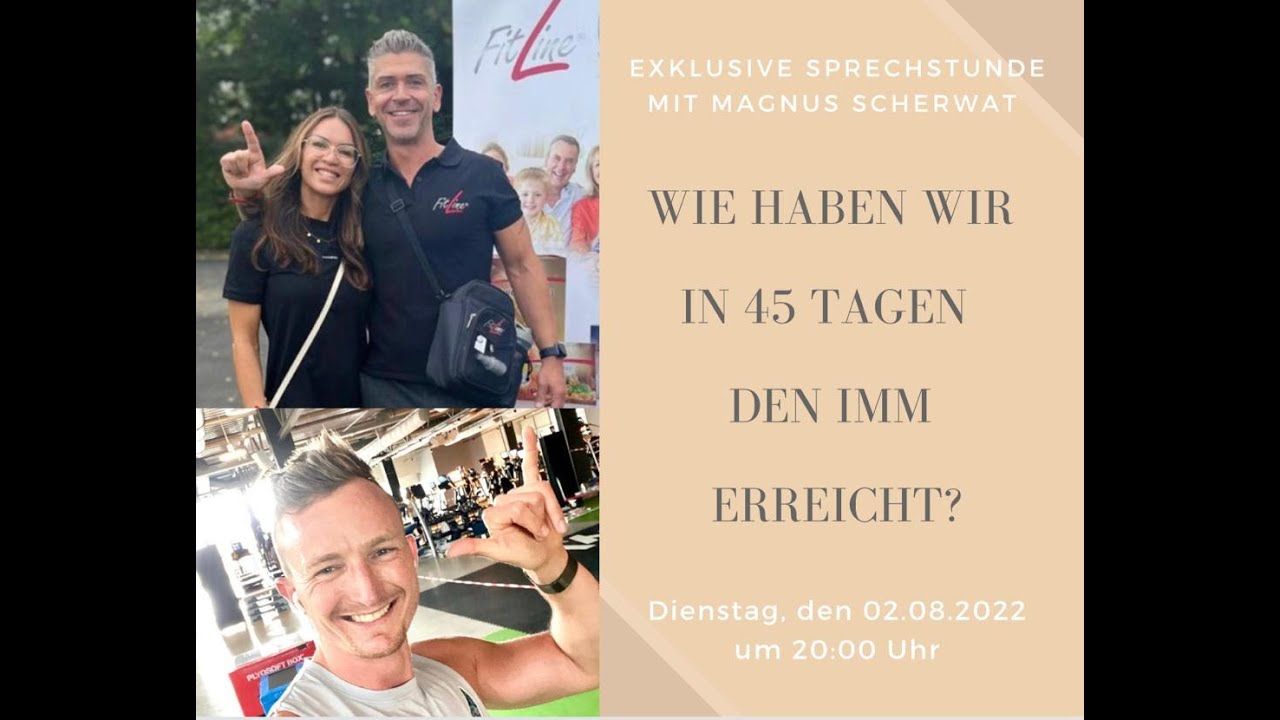 IMM in 45 Tagen; Sarah Vogt Magnus Scherwat interviewt von Christian Homann, 02.08.22