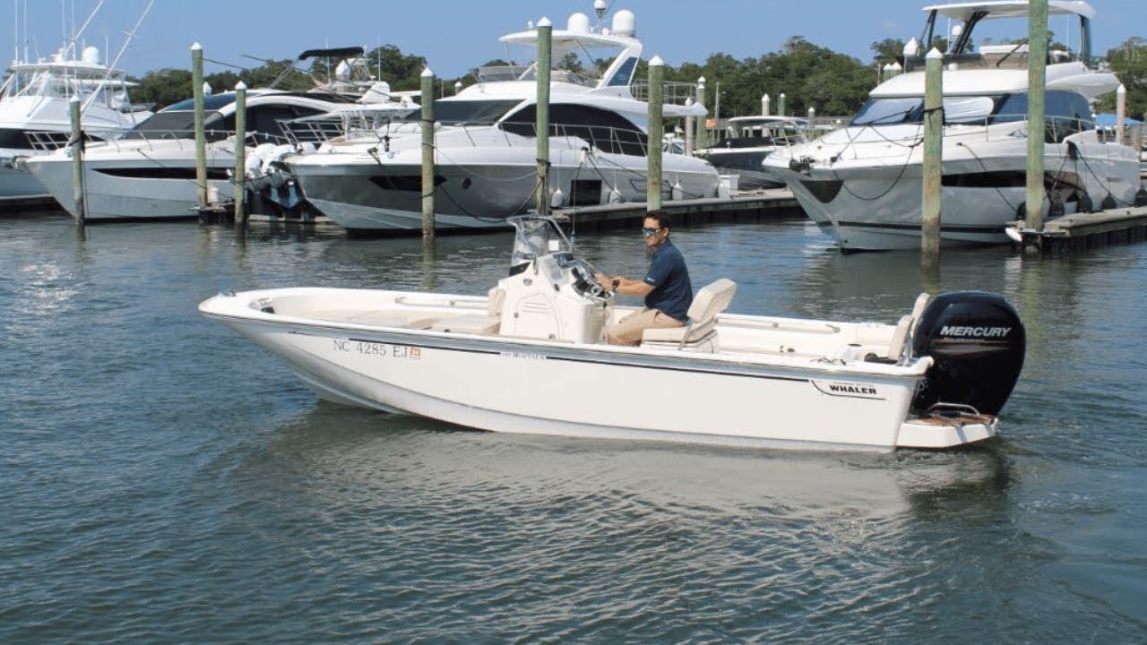 This Just In! 2018 Boston Whaler 190 MONTAUK Boat For Sale at MarineMax Wrightsville Beach, NC