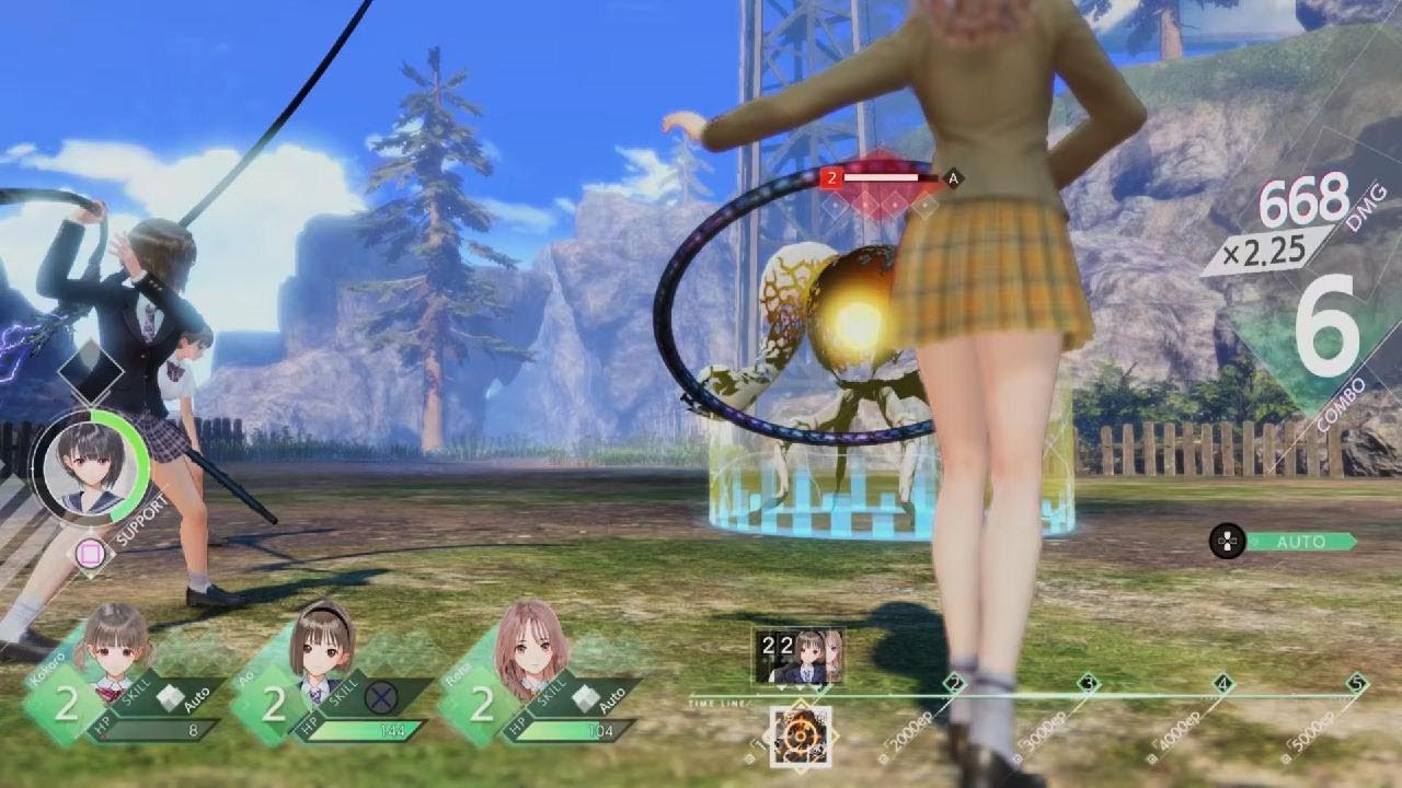 BLUE REFLECTION: Second Light Rena&rsquo;s Heartscape mini boss