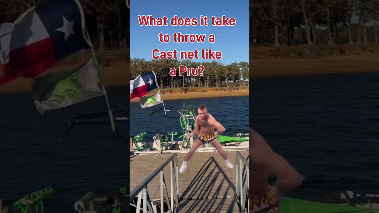 What does it take to throw a cast net like a pro? 