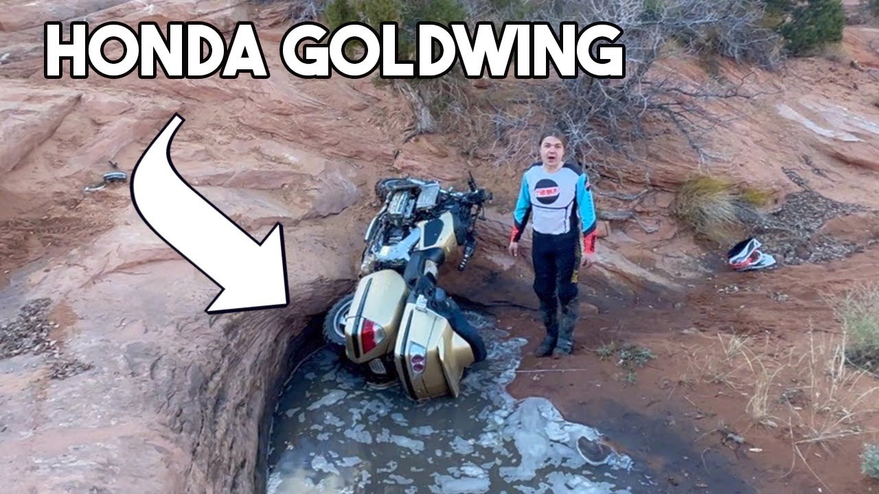 Езда по бездорожью на моем Honda Goldwing