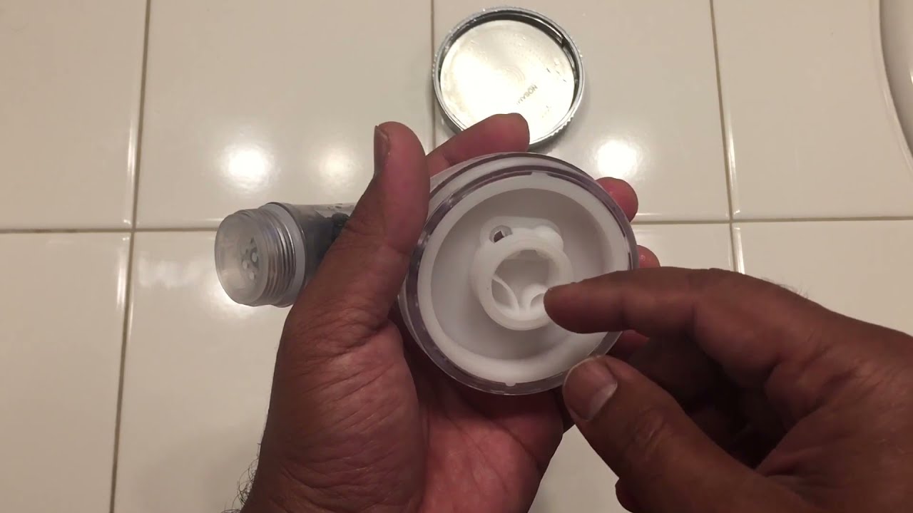 Taking apart StoneStream shower head and putting it back together