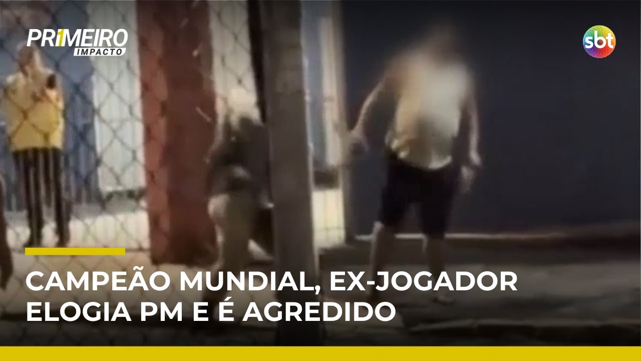 Perdig&atilde;o, ex-jogador do Inter, &eacute; agredido por policial ap&oacute;s partida em Curitiba | #PrimeiroImpacto