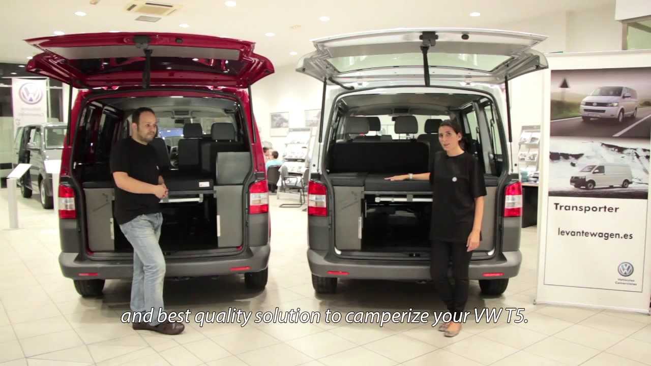 Kit cama de Furgomania para VW Transporter T5