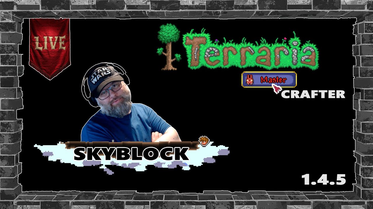 Relaxing Stream - Let's Take On Some Bosses - TERRARIA SKYBLOCK - 1.4.5?!!