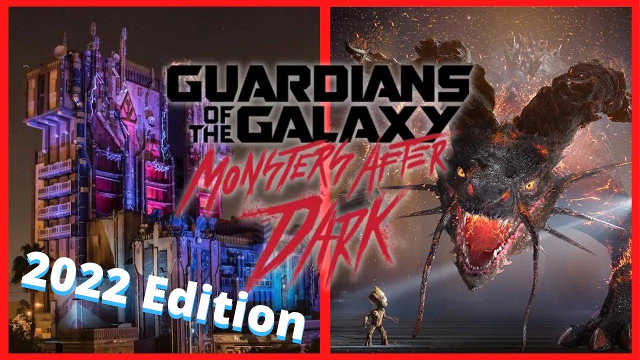 [2022] Guardians of the Galaxy: Monsters After Dark - Halloween Overlay - 4K 60FPS | DCA, Disneyland