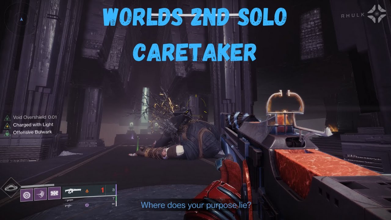 Worlds 2nd Solo Caretaker