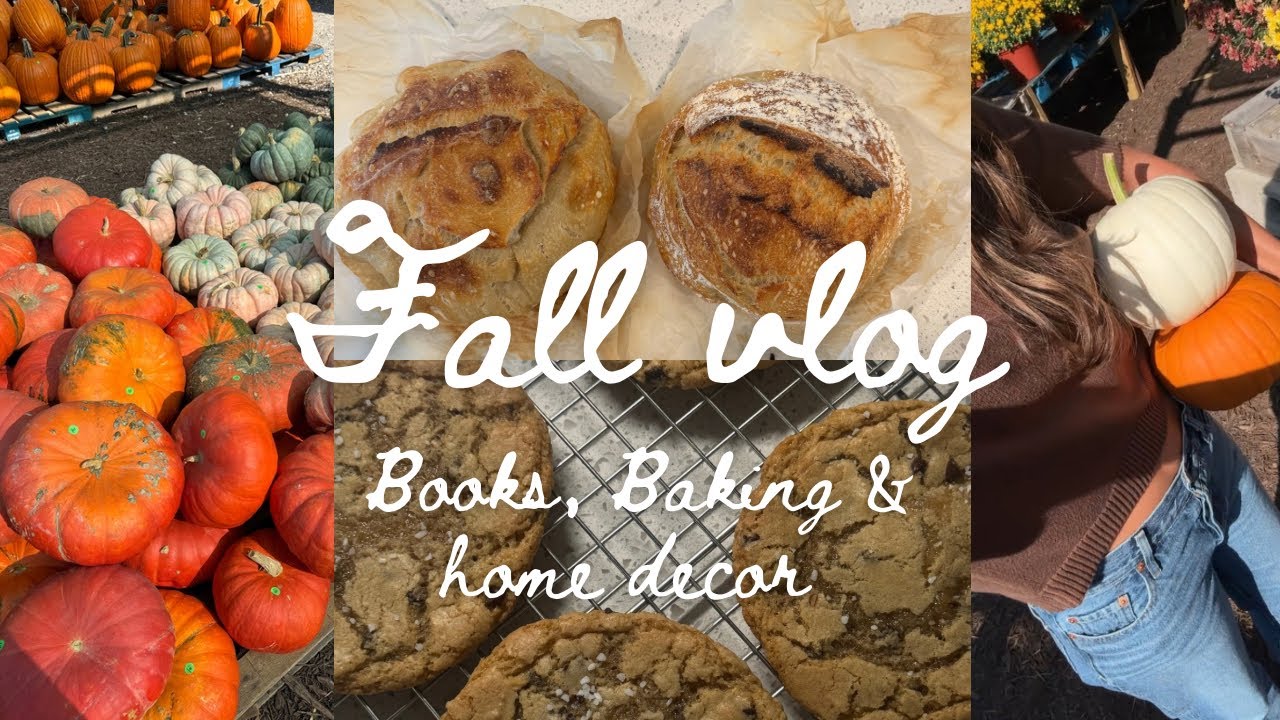 Home vlog l baking, book chats, home decorating